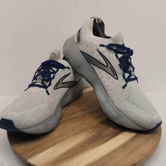 Brooks Mens Glycerin StealthFit 20 Running Shoes Gray Blue Size 11.5 - Picture 7 of 12
